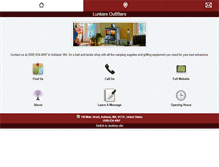 Tablet Screenshot of lunkersoutfitters.com